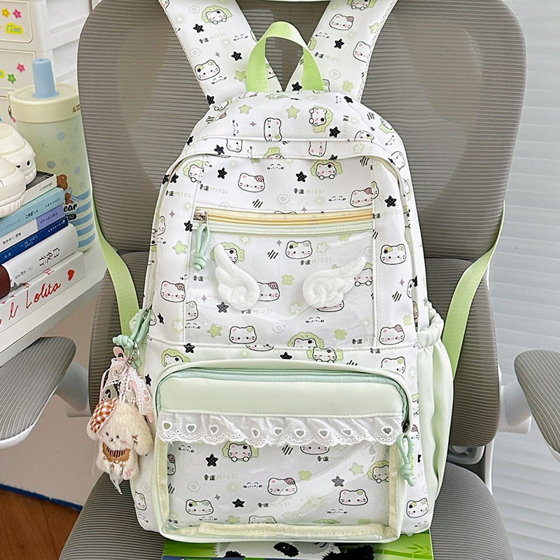 Cute Illustrated Character-Themed Backpack Kalsten