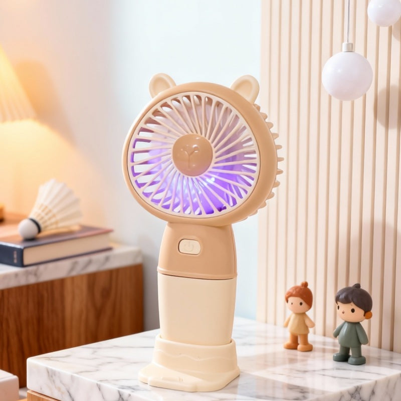 Ladies Portable Handheld Fan with Animal Design Kalsten