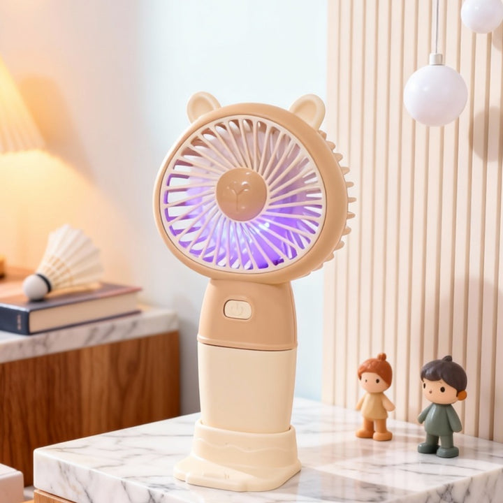 Ladies Portable Handheld Fan in Cute Animal Design Kalsten