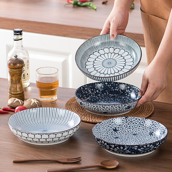 Elegant Porcelain Serving Bowl Set