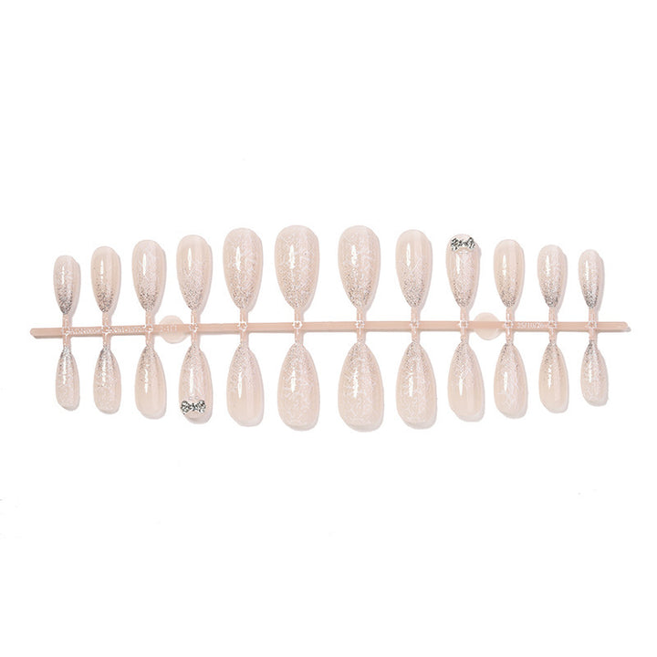 Nail art set with elegant tips and sparkling accents Kalsten