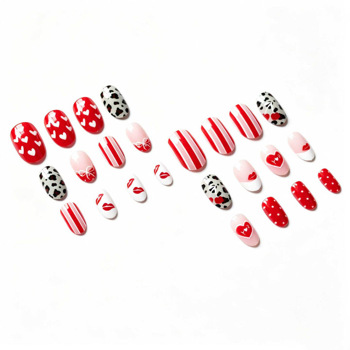Heart-Themed Nail Art Set