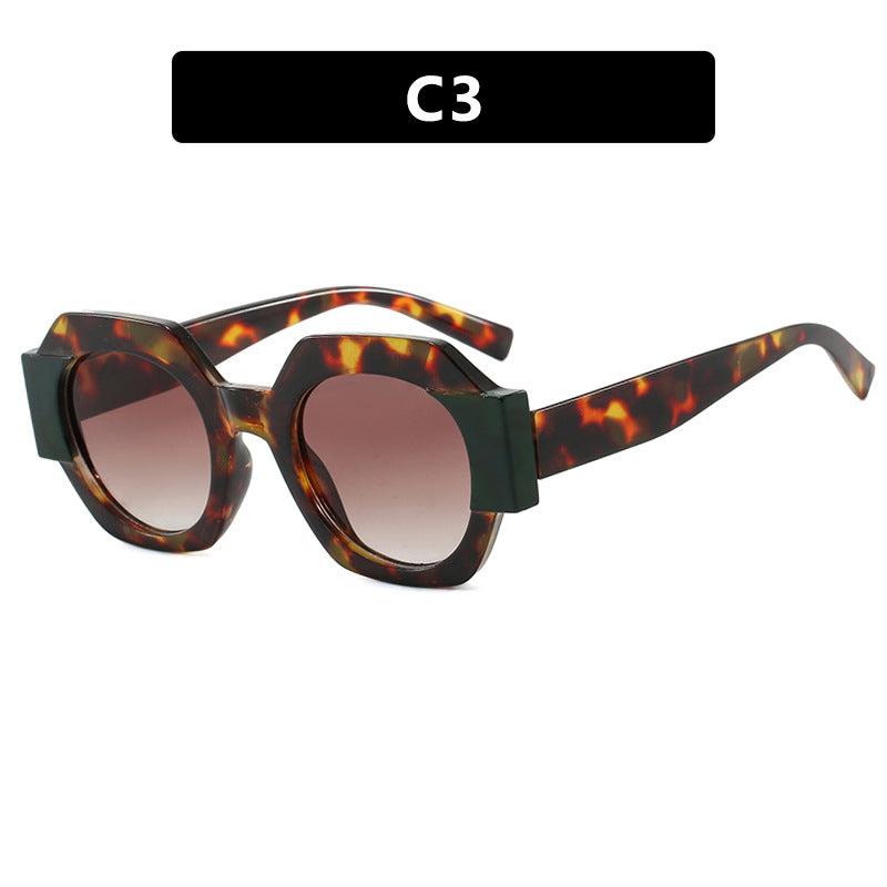 Ladies trendy sunglasses in hexagonal design Kalsten