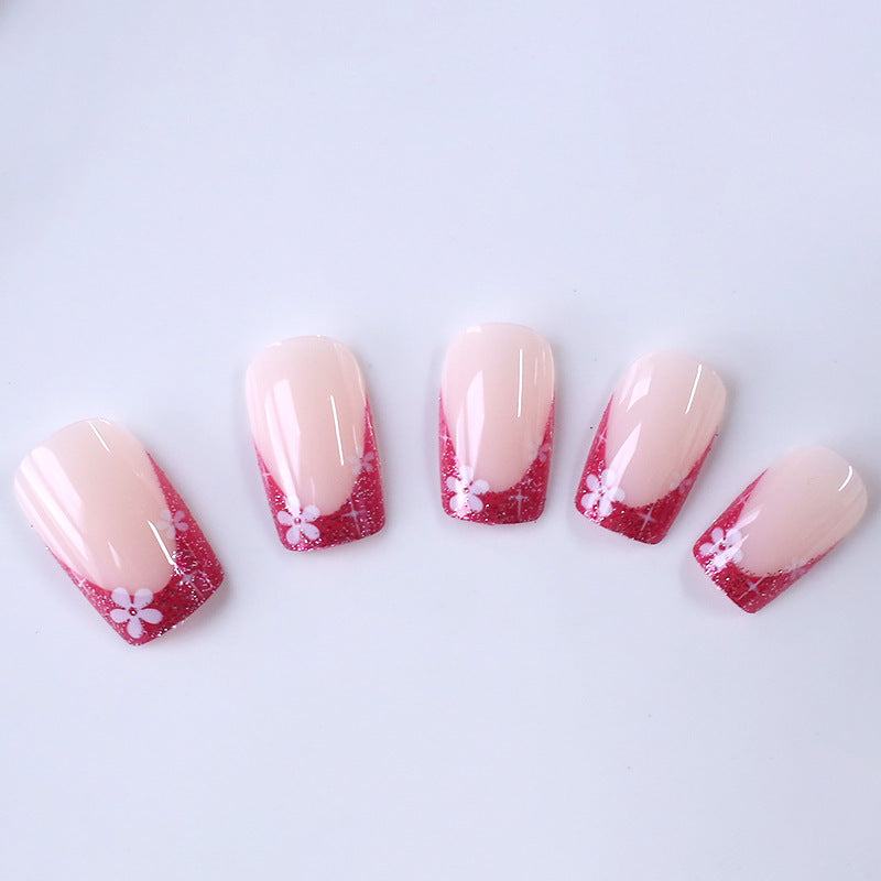 Floral Gradient Nail Art Kalsten