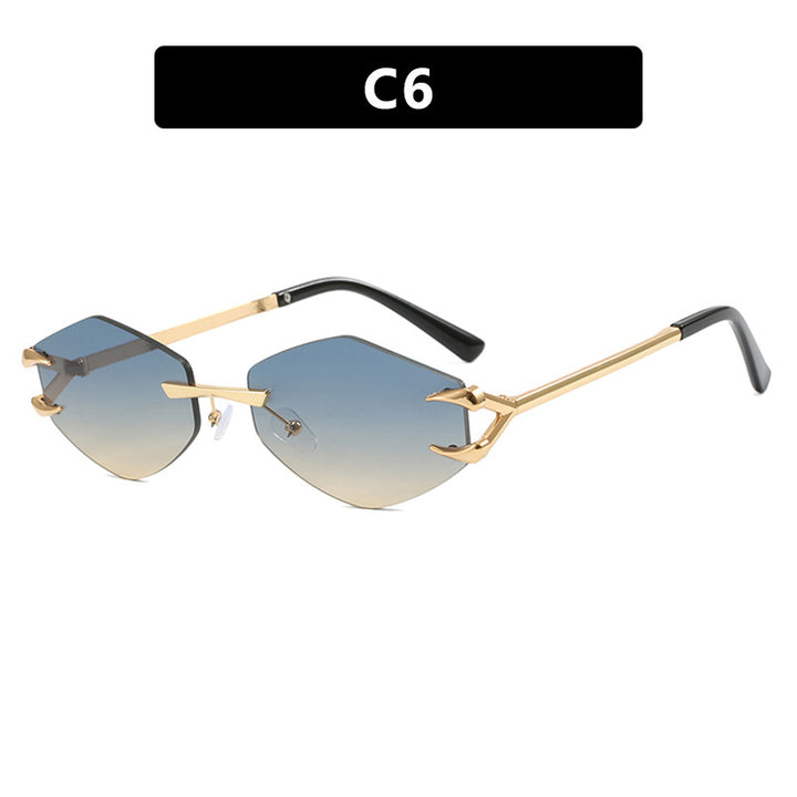 Women's extravagant hexagonal sunglasses with innovative frame and UV protection Kalsten