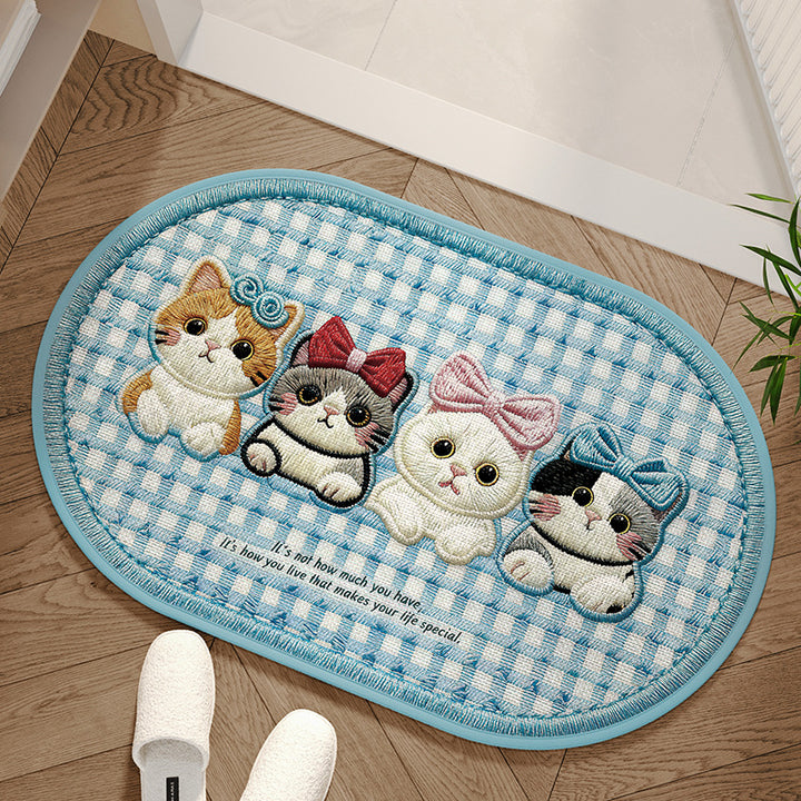 Bath Mat for Bathroom Floor Home Use