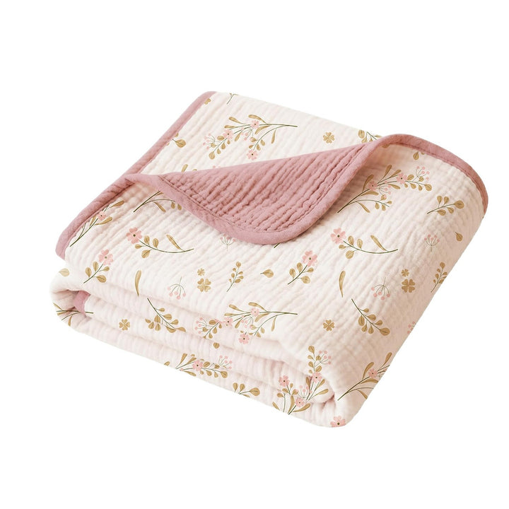 Soft Muslin Baby Blanket with Frill Edging kalsten