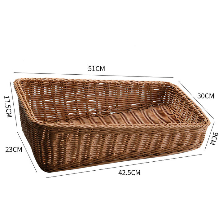 Unisex Portable Storage Box made of Woven Rattan Kalsten