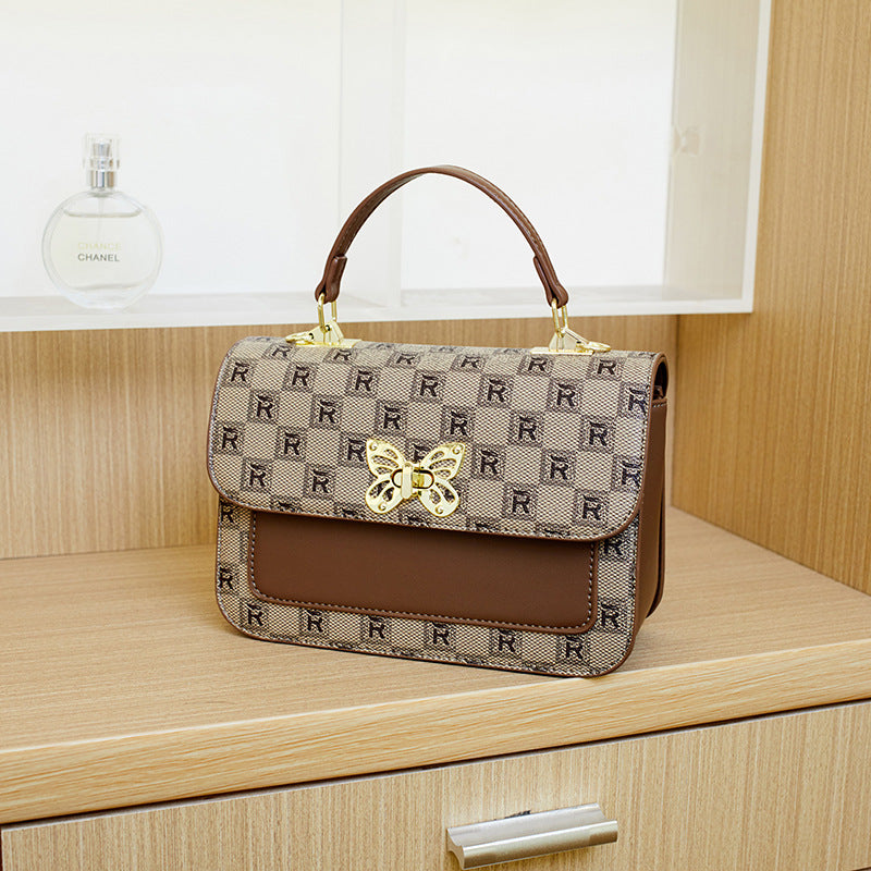 Elegant Butterfly-Embellished Handbag
