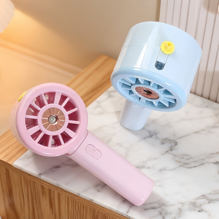 Ladies portable mini hand fan with spray function Kalsten