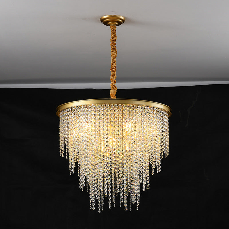 Crystal Raindrop Pendant Chandelier