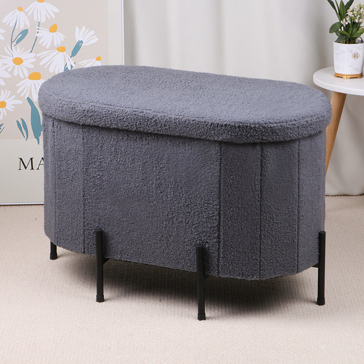 Plush Storage Ottoman Kalsten