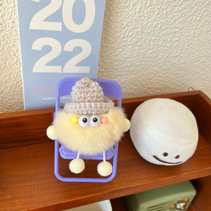 Playful Fuzzy Character Keychain Kalsten