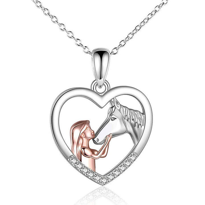 Heart-Shaped Horse Lover's Adjustable Bracelet Kalsten