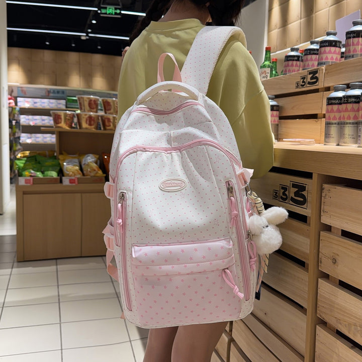 Decorative Star-Patterned Backpack Kalsten