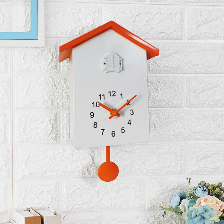 Cuckoo clock in creative house design Kalsten