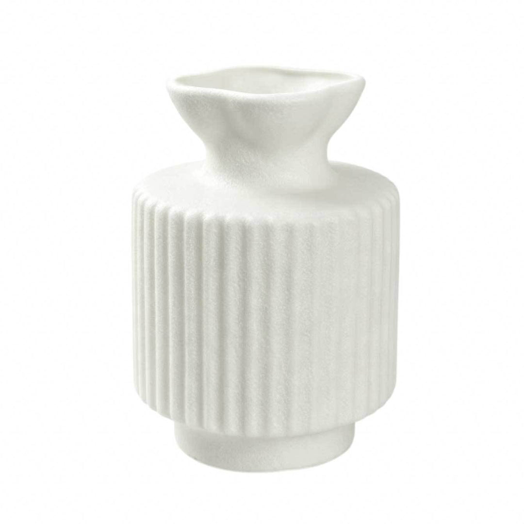 Textured Ceramic Flower Vase Kalsten
