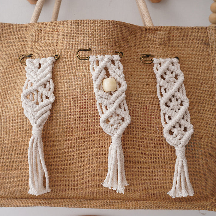 Decorative Macramé Wall Hanging Organizer Kalsten