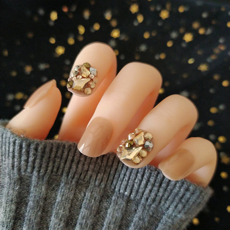 Elegant French Tip Press-On Nail Art
