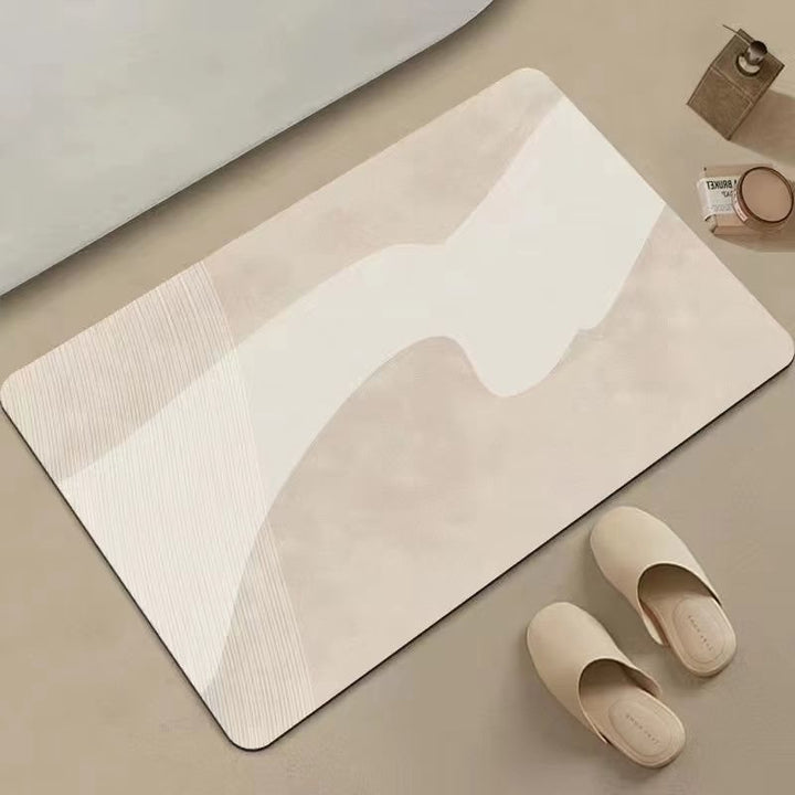 Abstract Geometric Pattern Bath Mat
