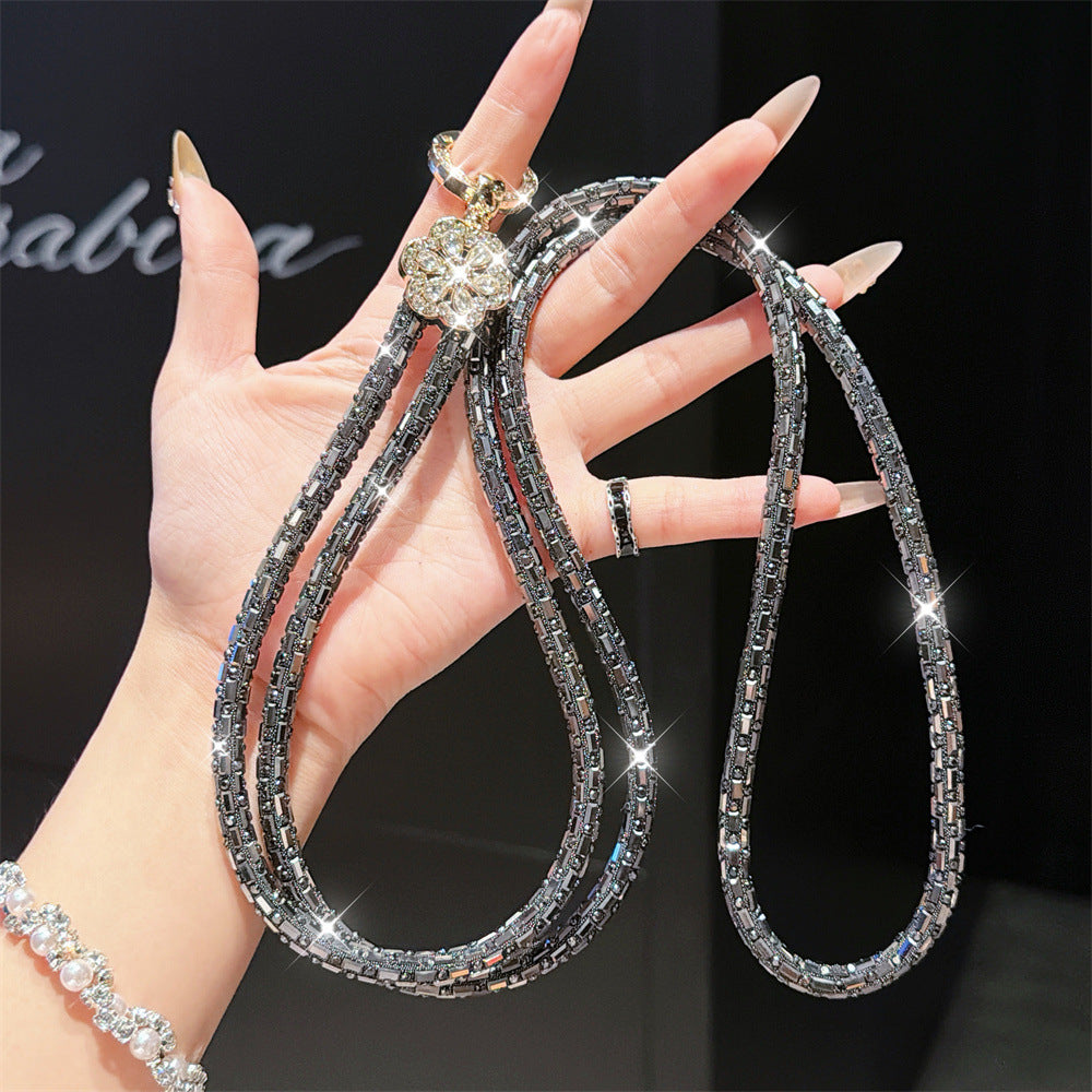 Sparkling Crystal Charm Eyewear Lanyard Kalsten
