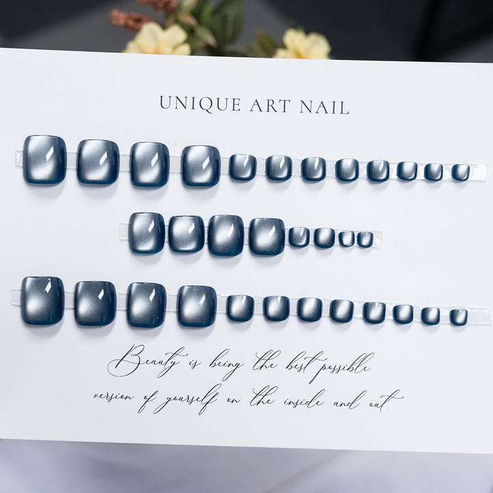Elegant Metallic Nail Art