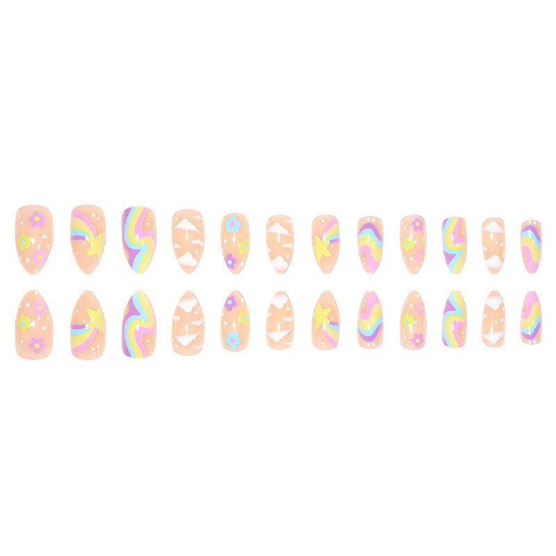 Artistic Floral Nail Tips Kalsten