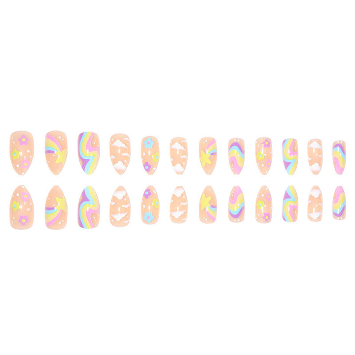 Artistic Floral Nail Tips Kalsten