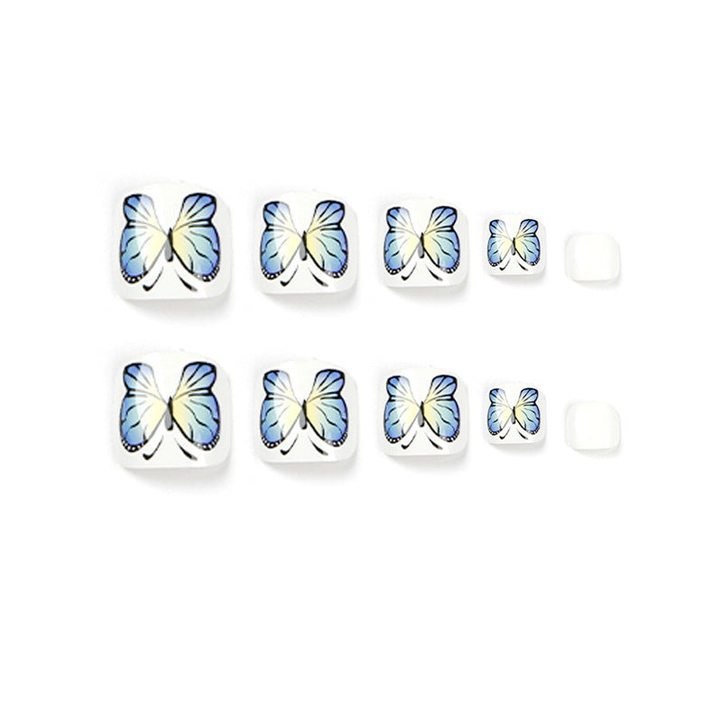 Artificial nails with butterfly design Kalsten