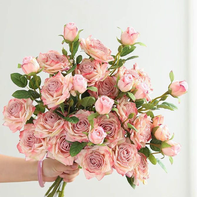 Lifelike Floral Bouquet Arrangement