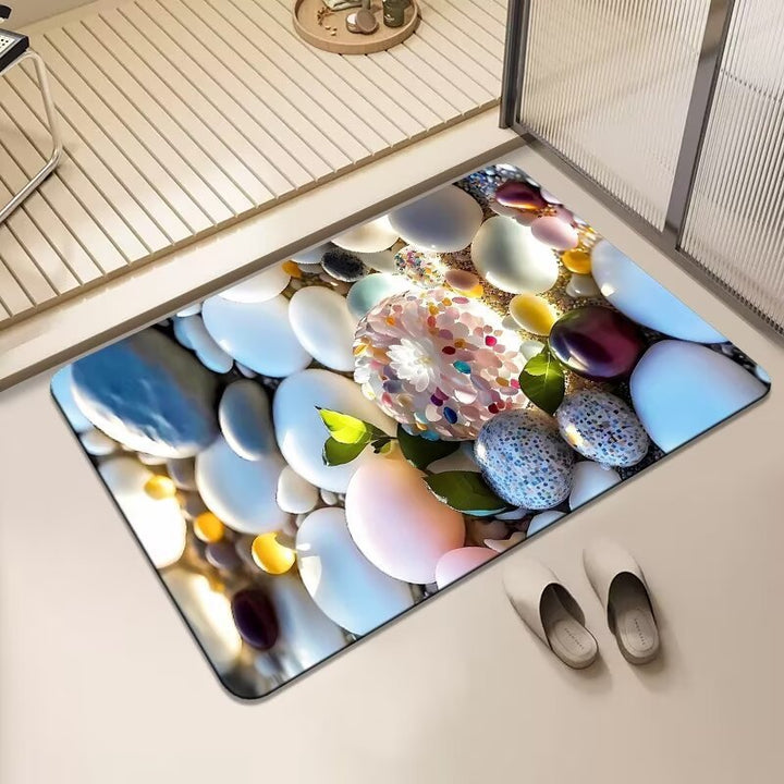 Floral Print Area Rug Kalsten