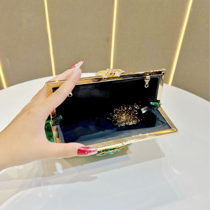 Dazzling Rhinestone Evening Clutch