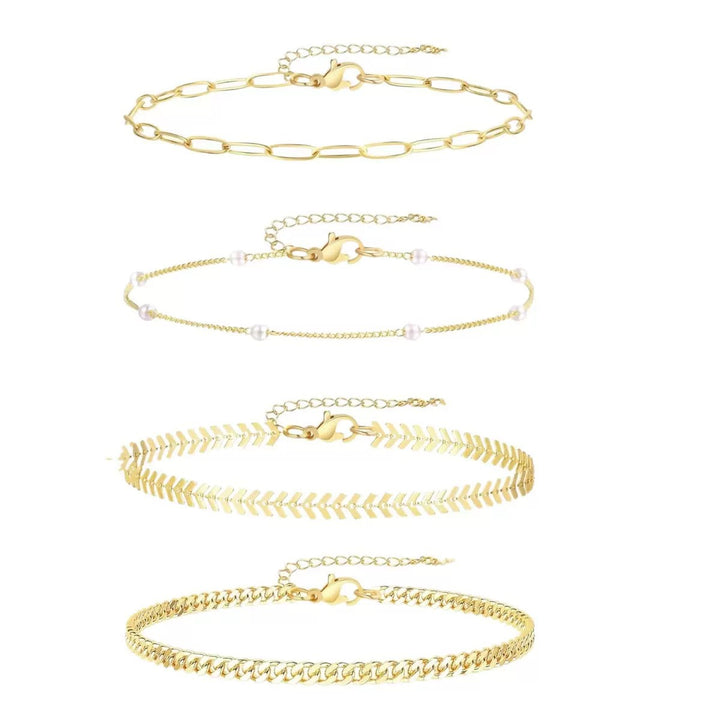 Multi-Layered Anklet Set Kalsten