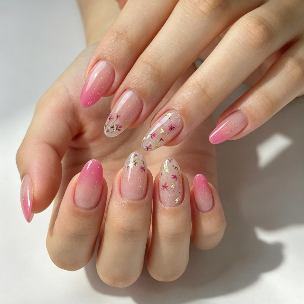 Floral Ombre Press-On Nails Set Kalsten