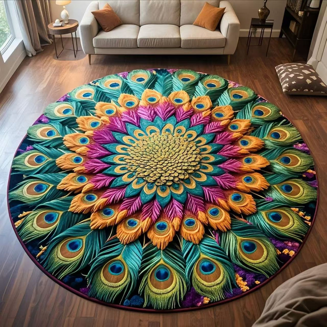Floral Shaped Area Rug
