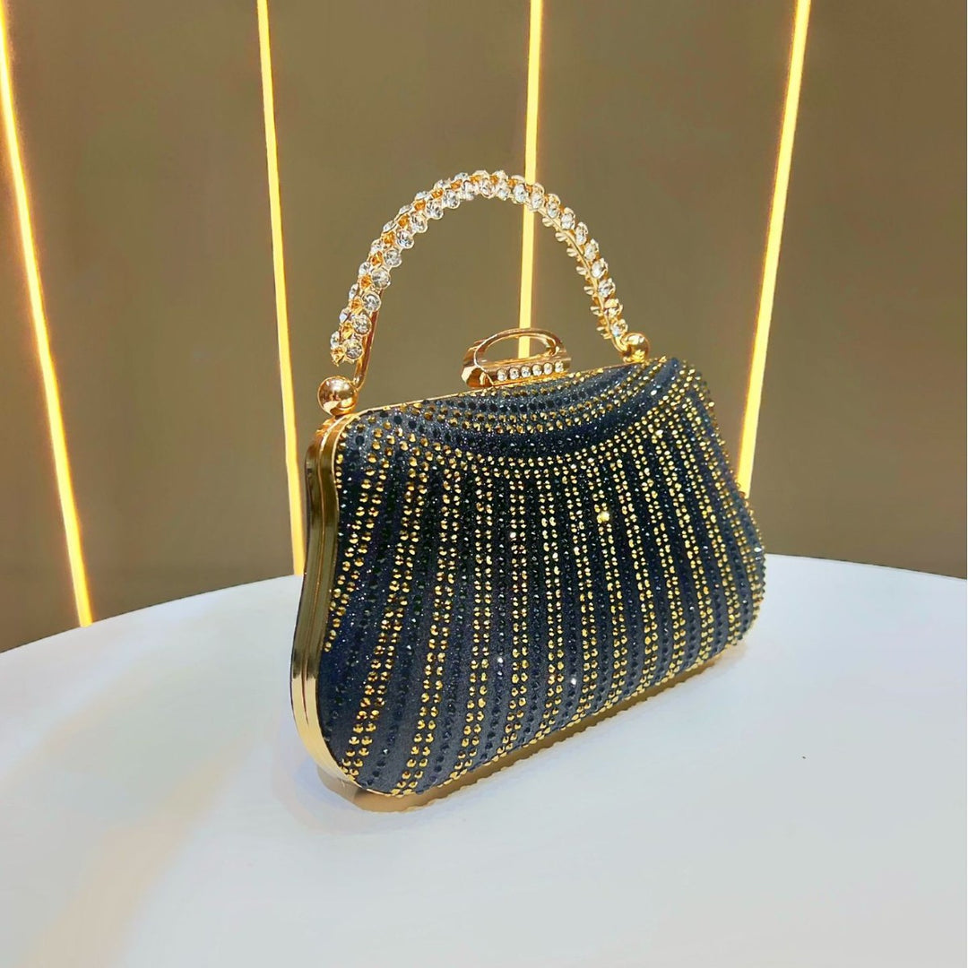 Decorative Rhinestone Evening Handbag
