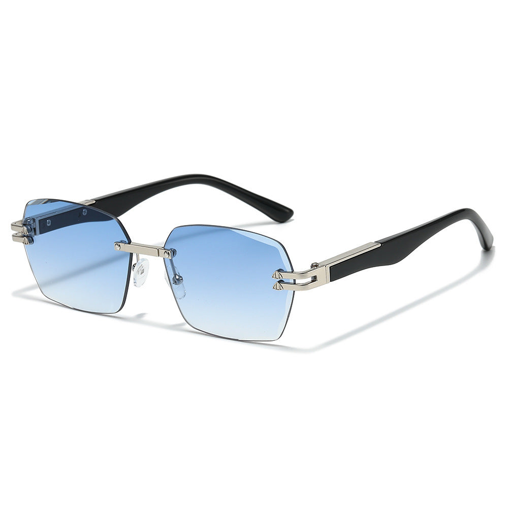 Oversized Geometric Sunglasses with Metal Details Kalsten