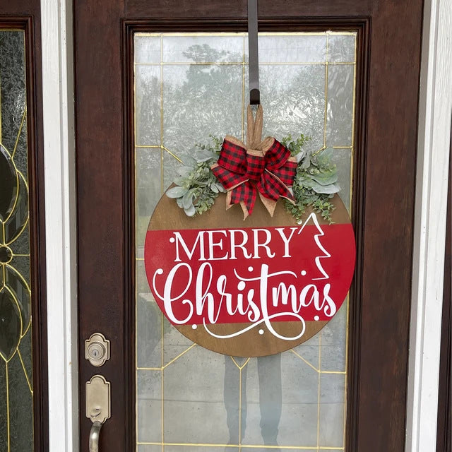 Festive Holiday Welcome Sign