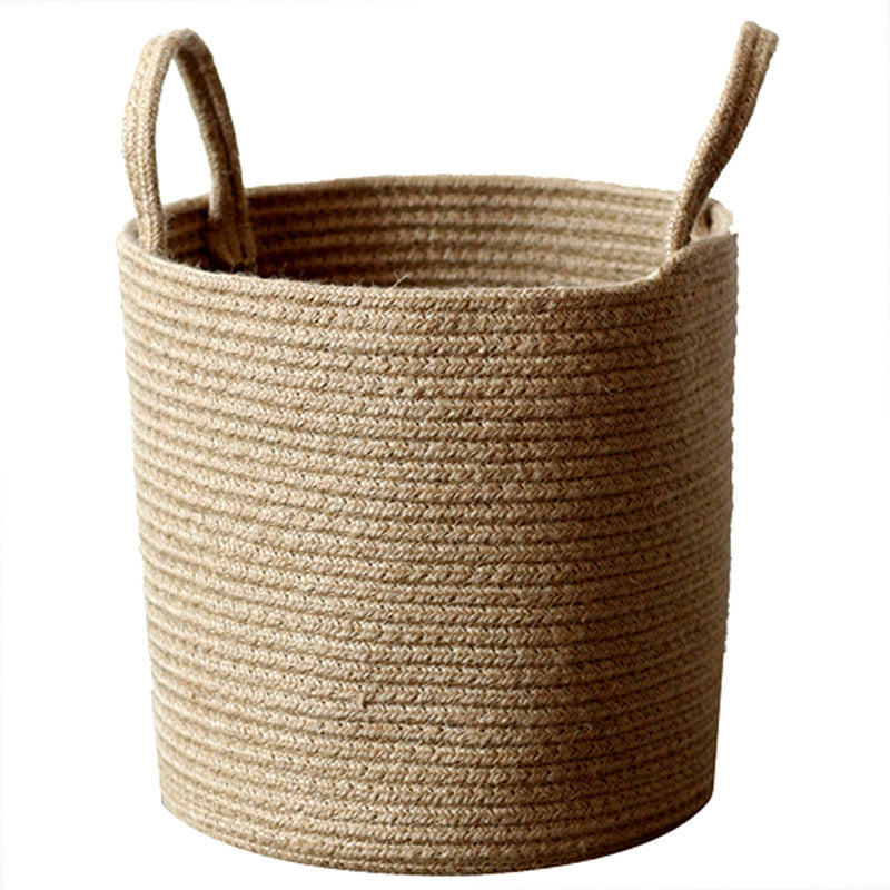 Handcrafted storage basket made of natural material Kalsten