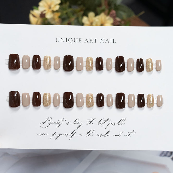 Glamorous Multi-Texture Press-On Nail Set