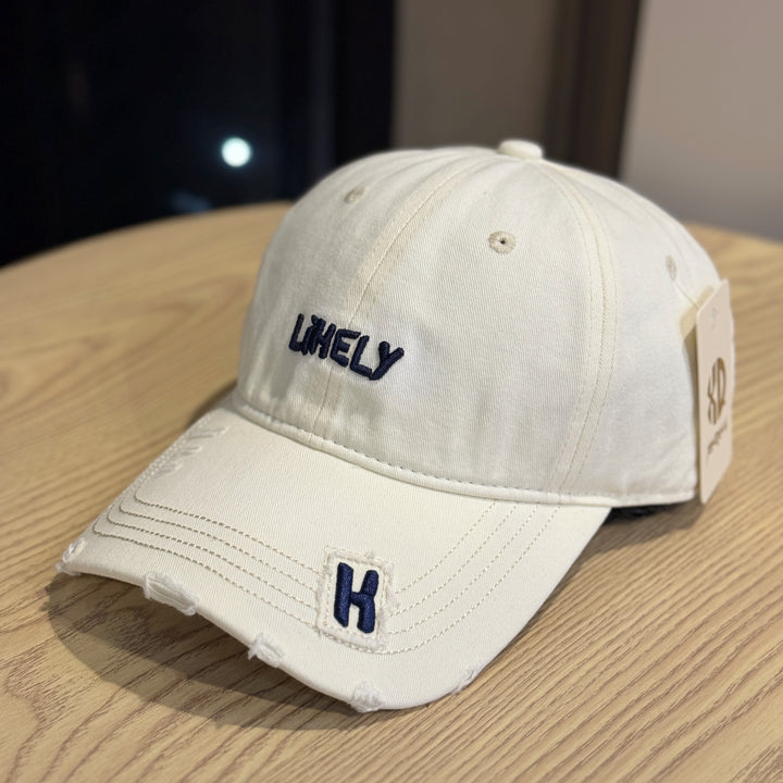 Women's Distressed Embroidered Baseball Cap Kalsten