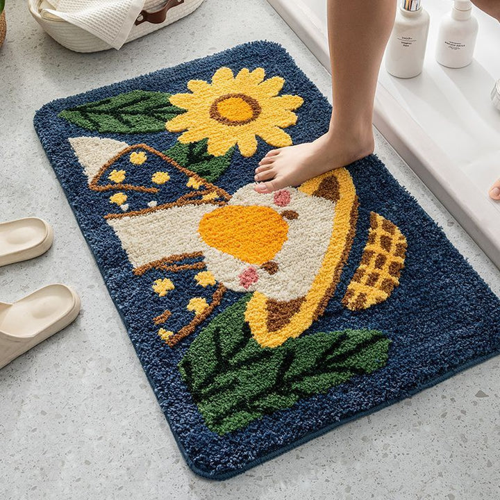 Cute Dog-Themed Bath Mat Kalsten