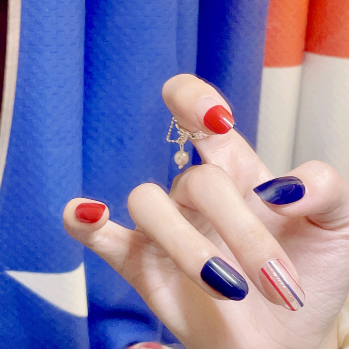 Artistic Multi-Design Press-On Nail Set