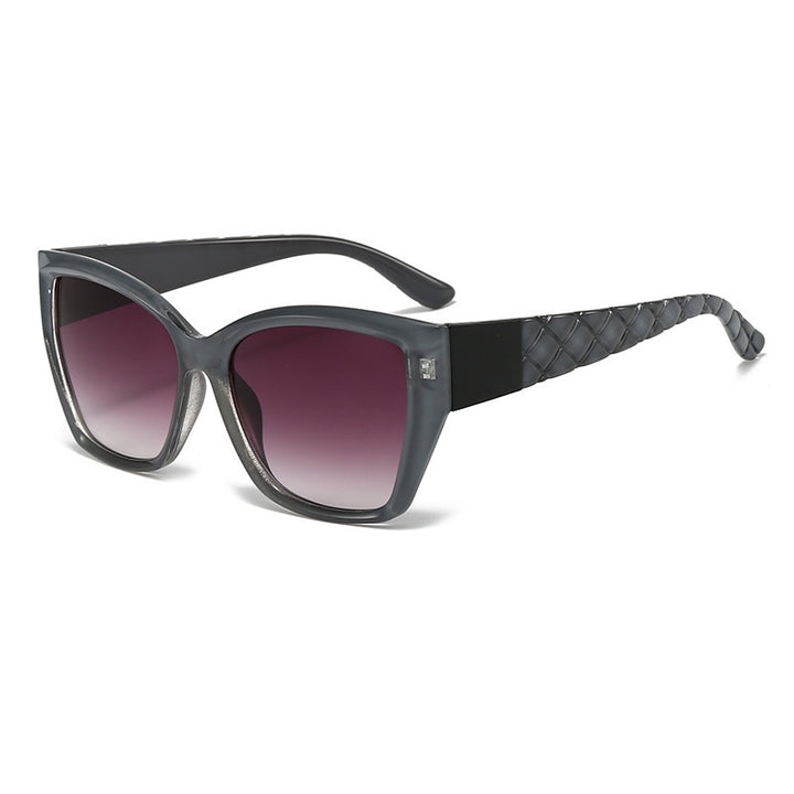 Ladies Oversized Cat-Eye Sunglasses with Stylish Accents Kalsten