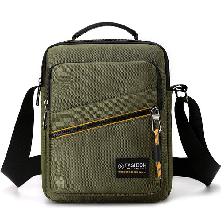 Versatile Multi-Compartment Crossbody Messenger Bag