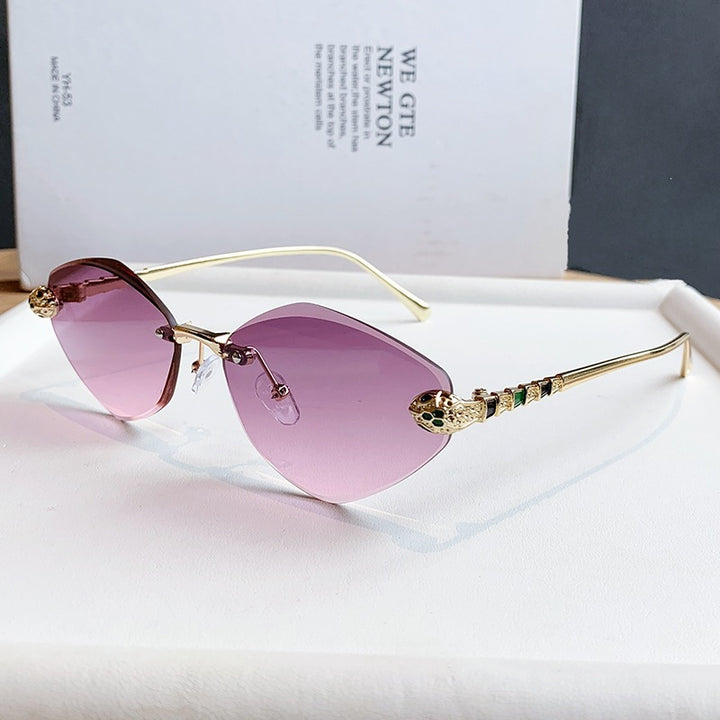 Women's Cat-Eye Sunglasses with Luxurious Jewelry Frame Kalsten
