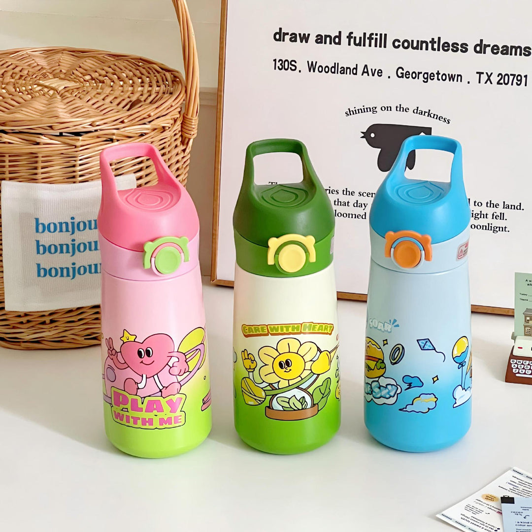 Women Kids Water Bottle with Child-Friendly Design Kalsten