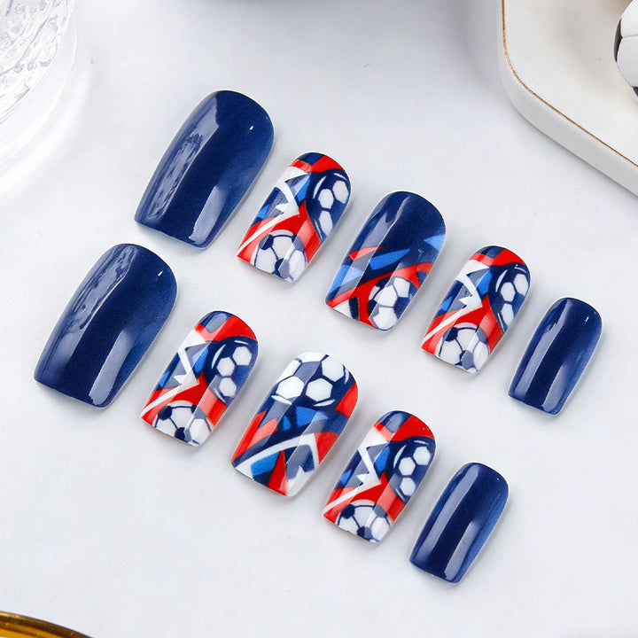 Sports-Themed Press-On Nails Kalsten