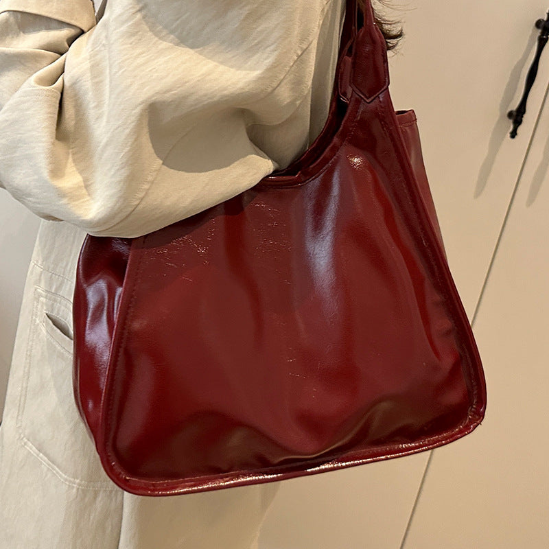 Classic Soft Leather Shoulder Bag