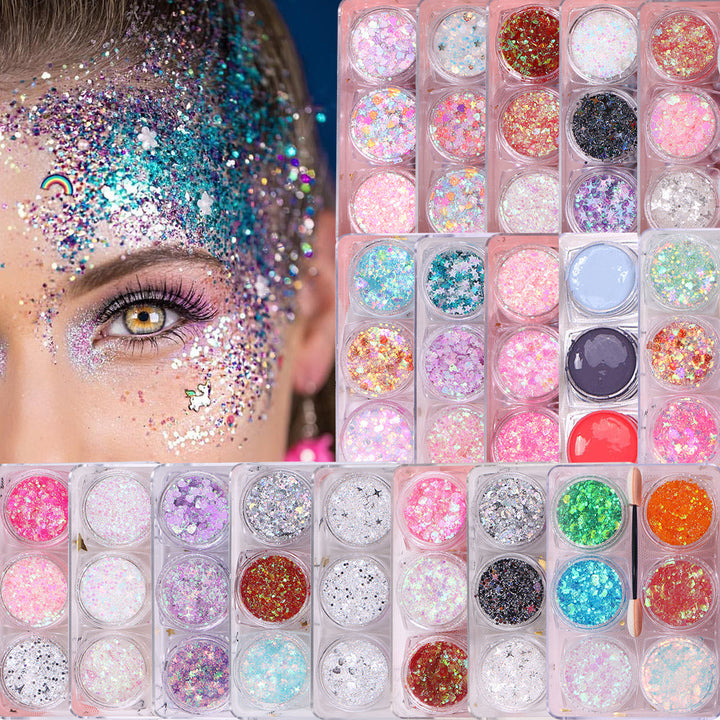 Cosmetic Glitter Flakes Set